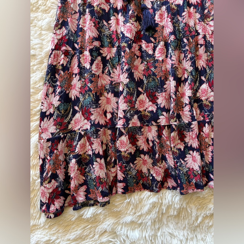 Sangria | Floral Midi Dress - Picture 5 of 6